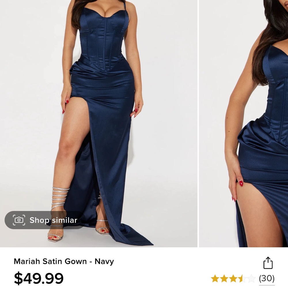 Navy blue dress